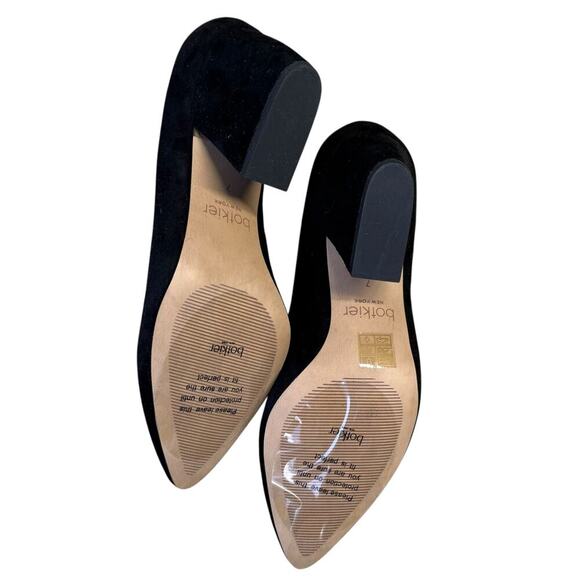 Botkier Stella Black Suede Pumps Size 7 - Picture 6 of 8